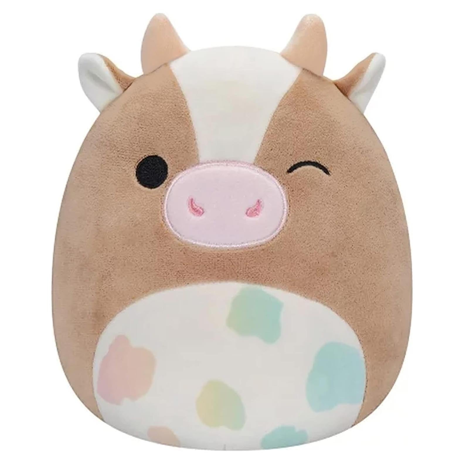 Peluche Coleccionable Squishmallow Kellytoy Vaca Griella 20 cm