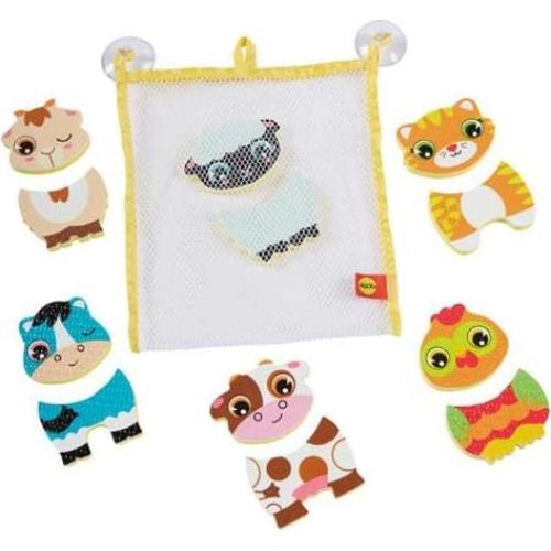 Calcomanías de Baño ALEX 200103-1 Granja Multicolor 12 Piezas