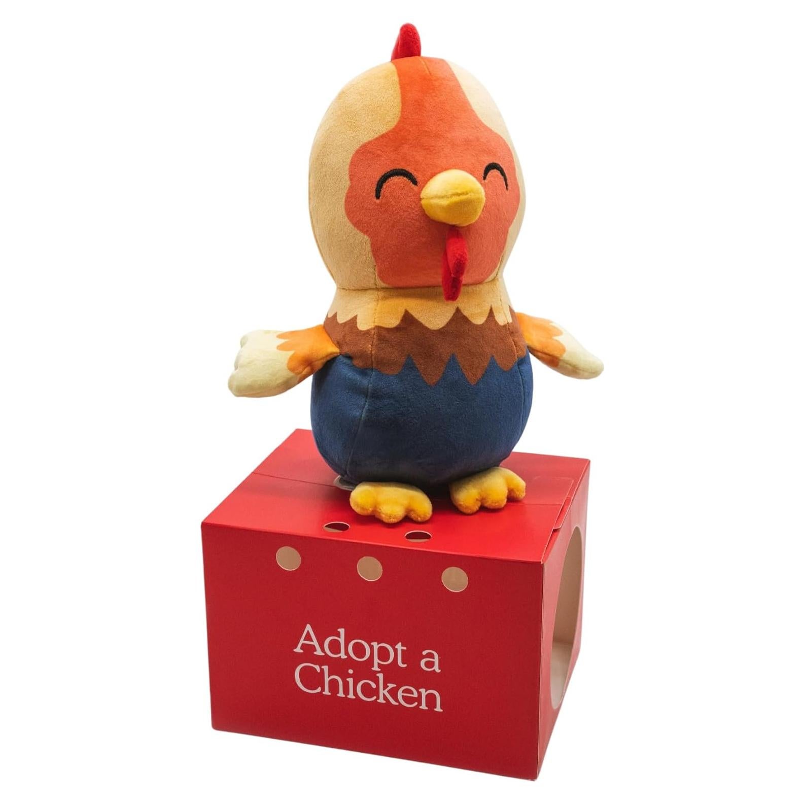 Hennifer Pollo Arcoíris Peluche 20 cm - Suave y Ecológico