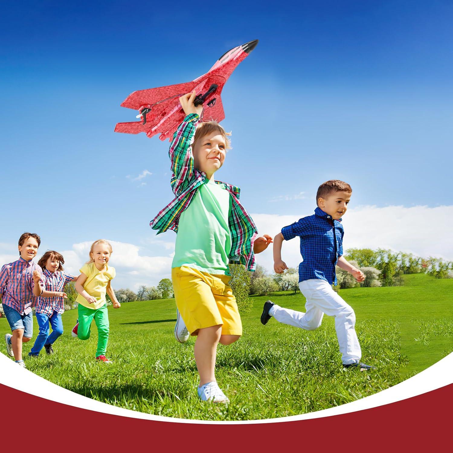 Avión RC NEWFATE F22 Inalámbrico 2CH con Luces LED