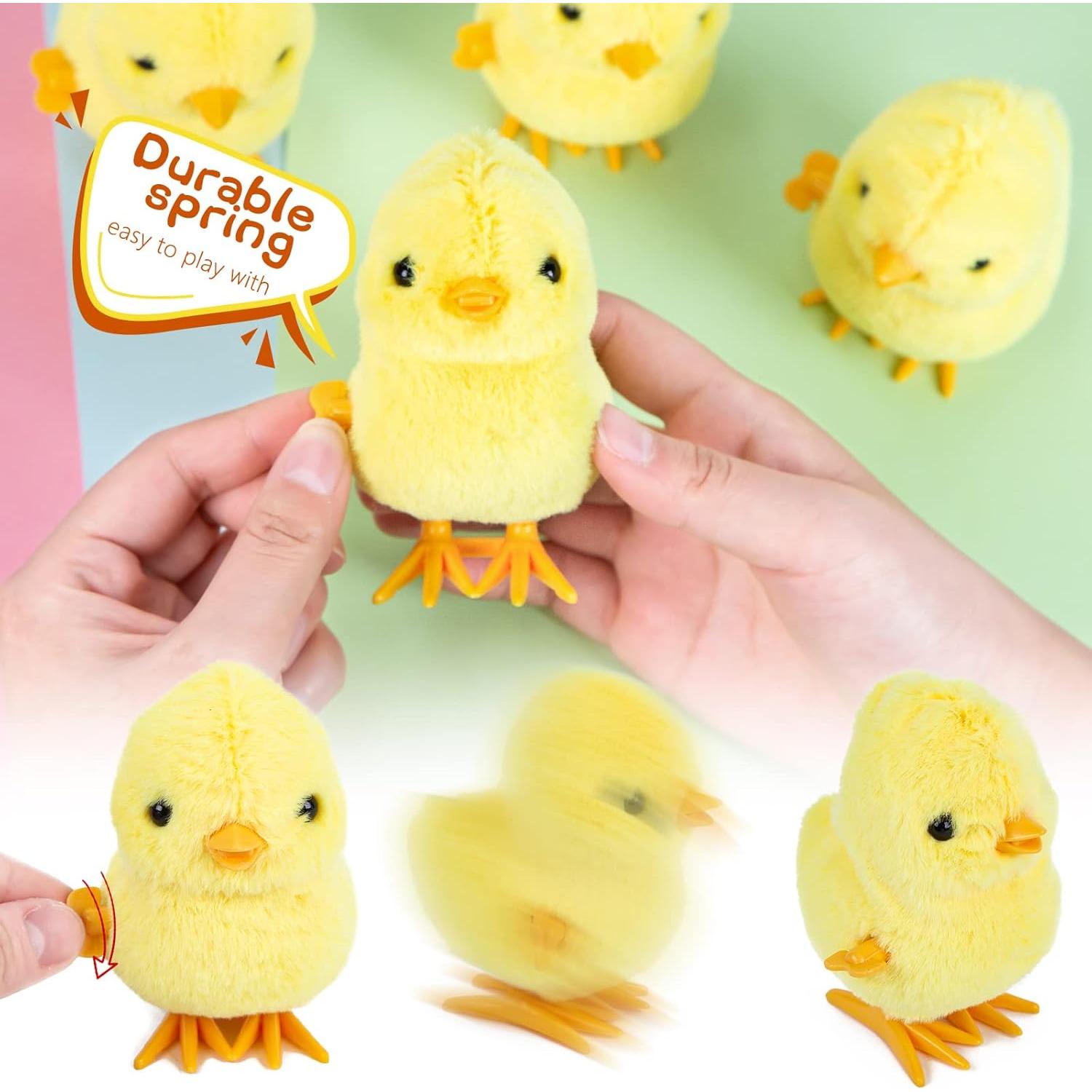 Juguetes de Pollo de Cuerda 3 Nutrias - 4 Piezas de Peluche