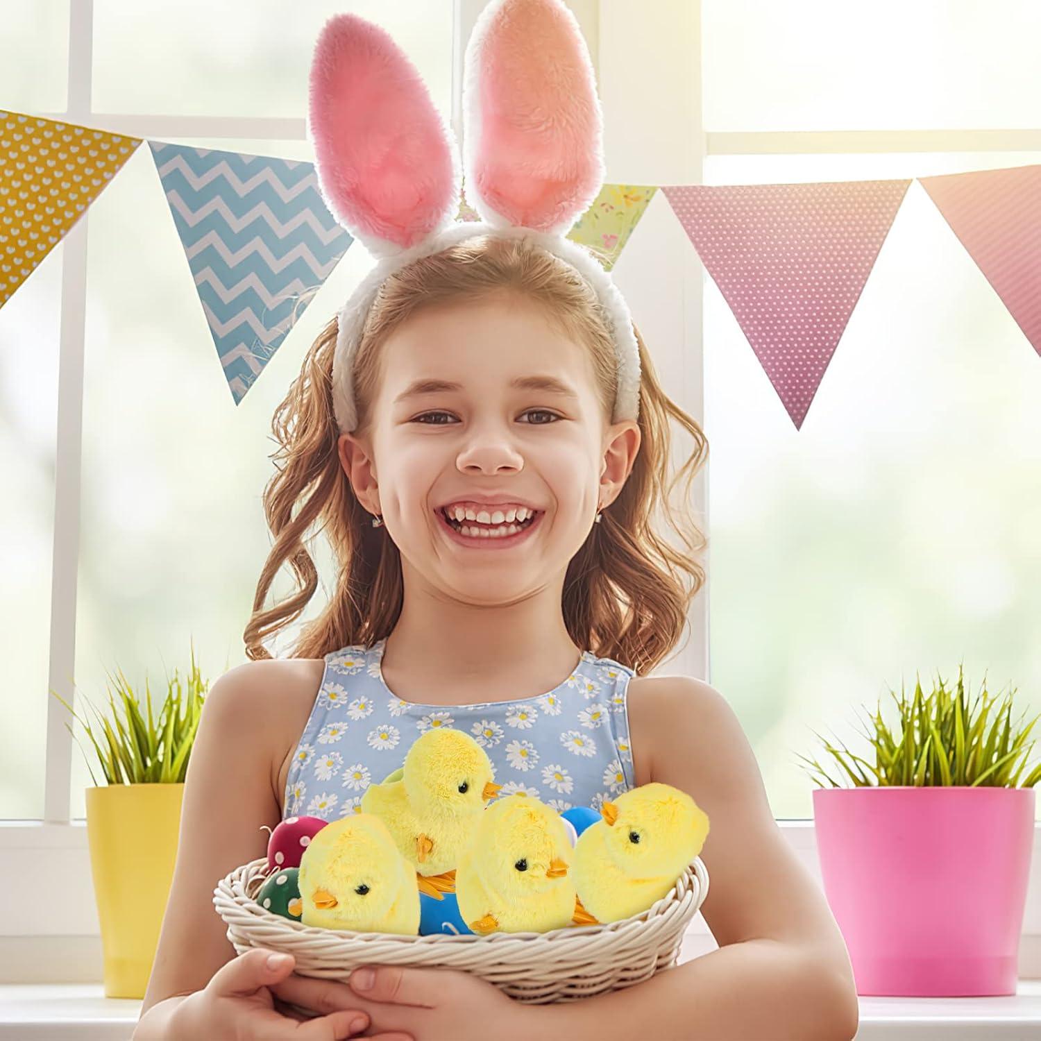 Juguetes de Pollo de Cuerda 3 Nutrias - 4 Piezas de Peluche