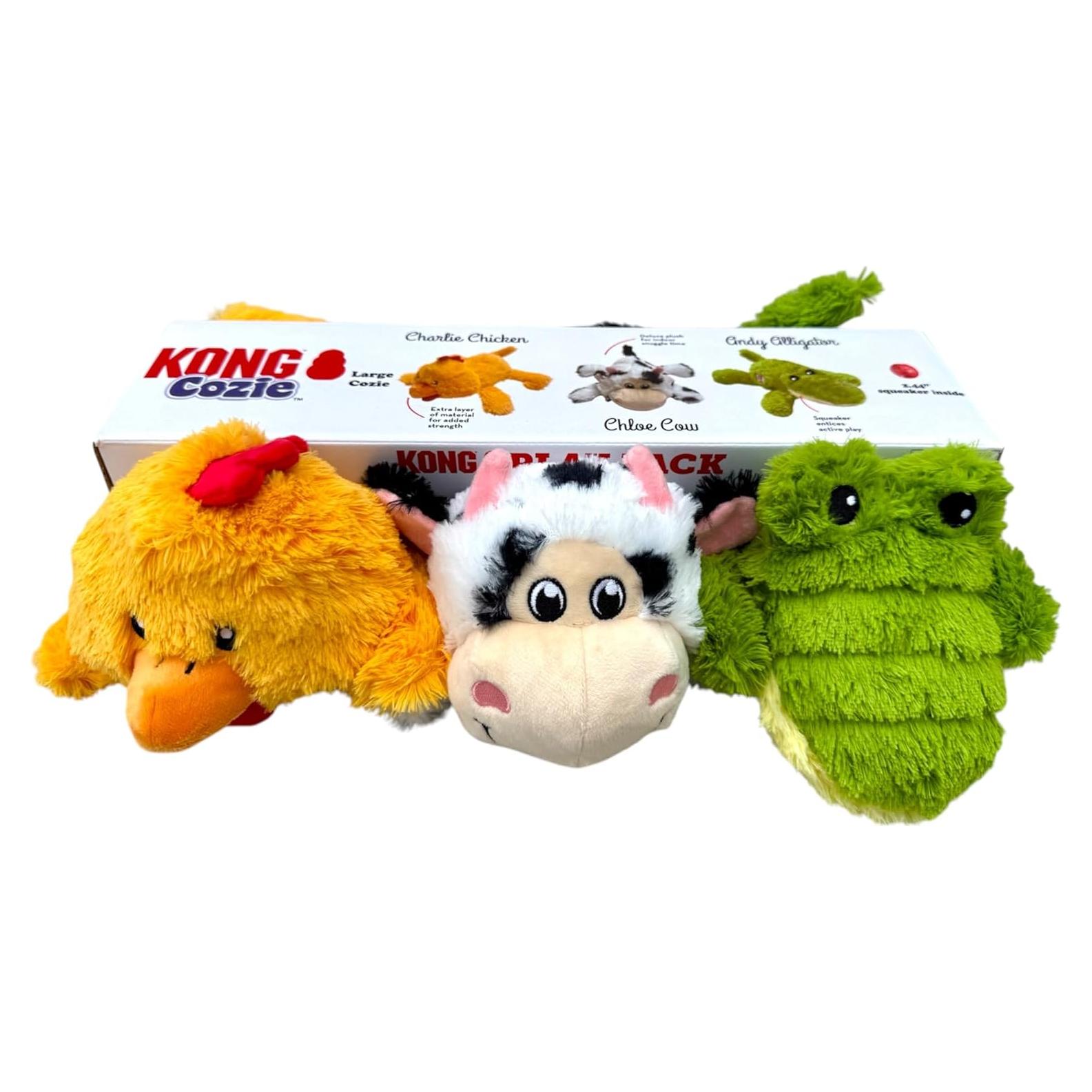 Paquete de Juguetes para Perros KC 3PK - Cozie Grande