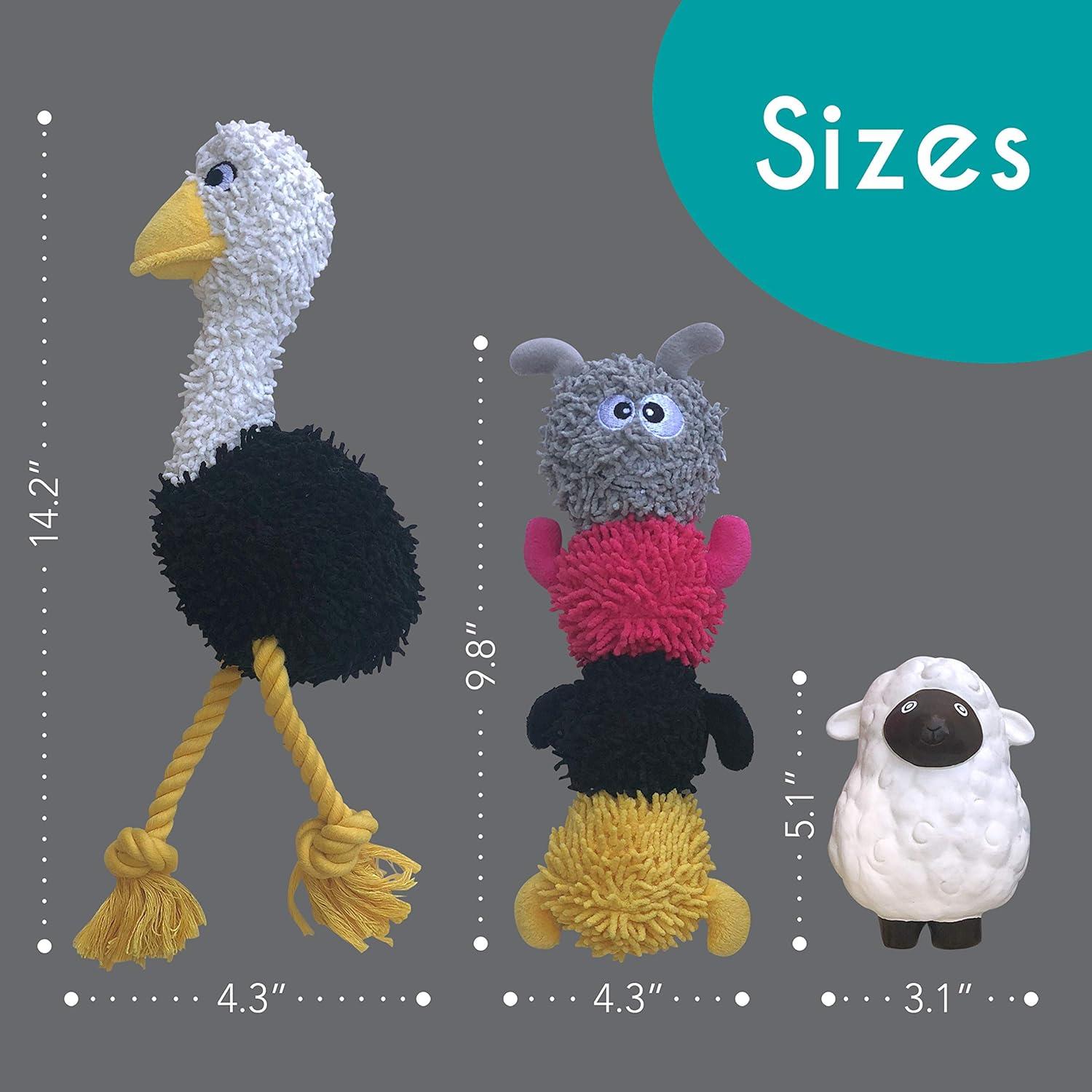 Conjunto de juguetes para masticar perro Rocket & Rex - 3 piezas