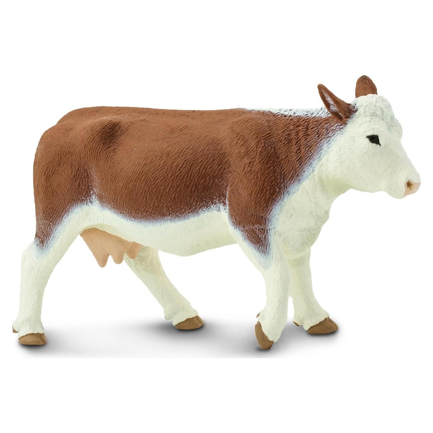 Figurita Vaca Hereford Safari Ltd. 13.97 cm Juguete Educativo