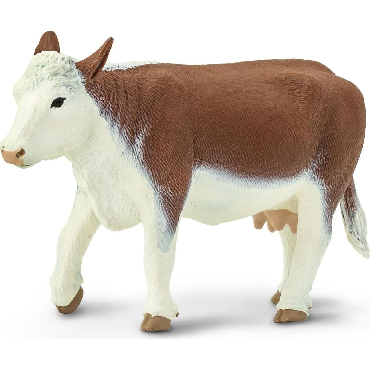 Figurita Vaca Hereford Safari Ltd. 13.97 cm Juguete Educativo