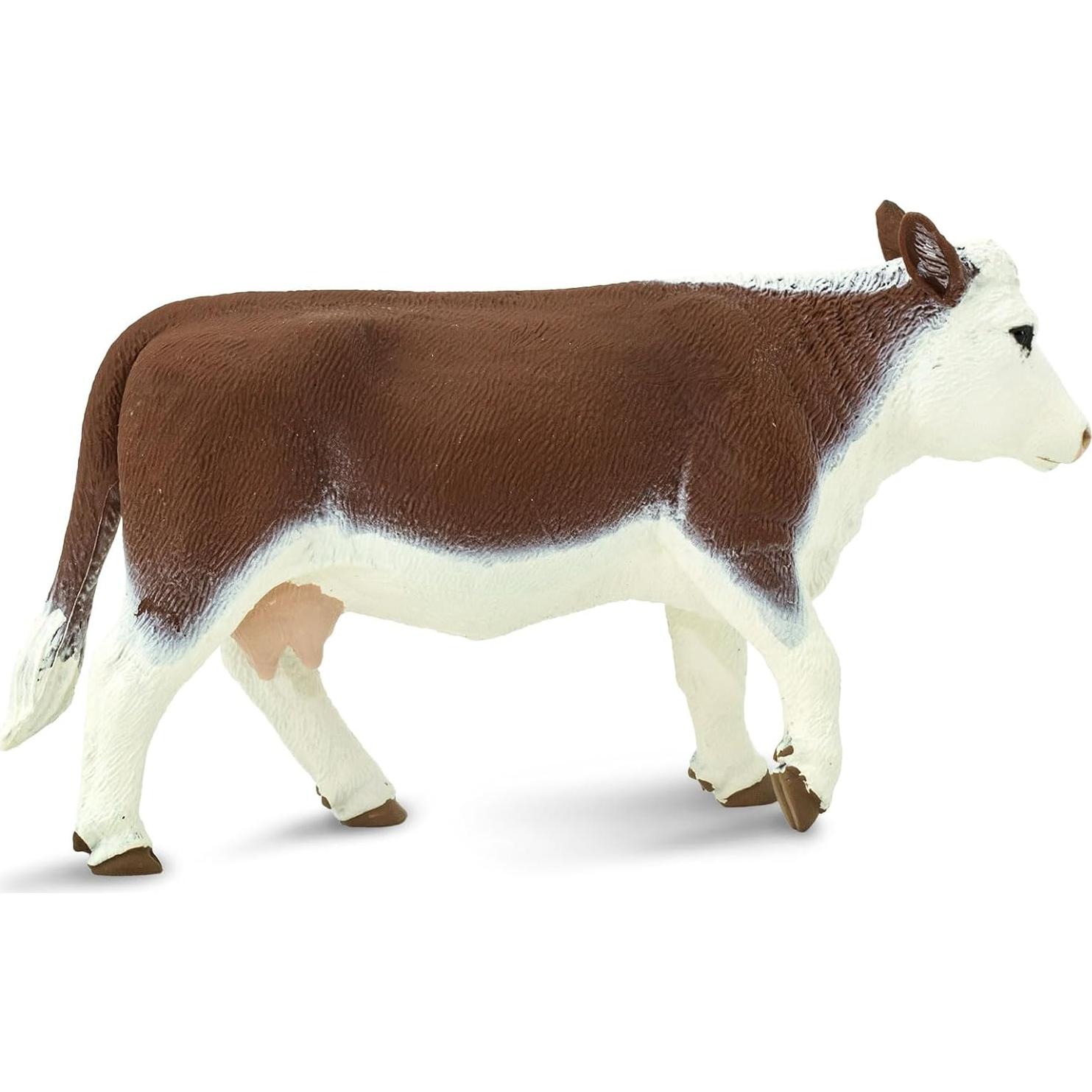 Figurita Vaca Hereford Safari Ltd. 13.97 cm Juguete Educativo