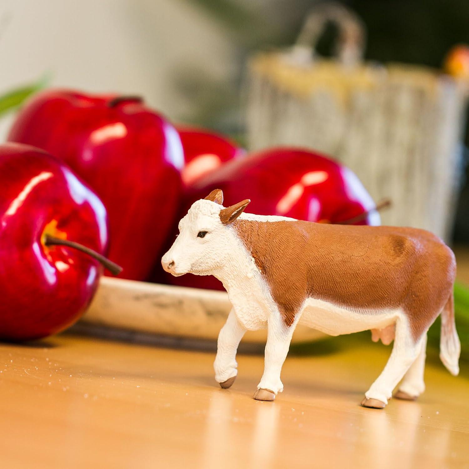 Figurita Vaca Hereford Safari Ltd. 13.97 cm Juguete Educativo