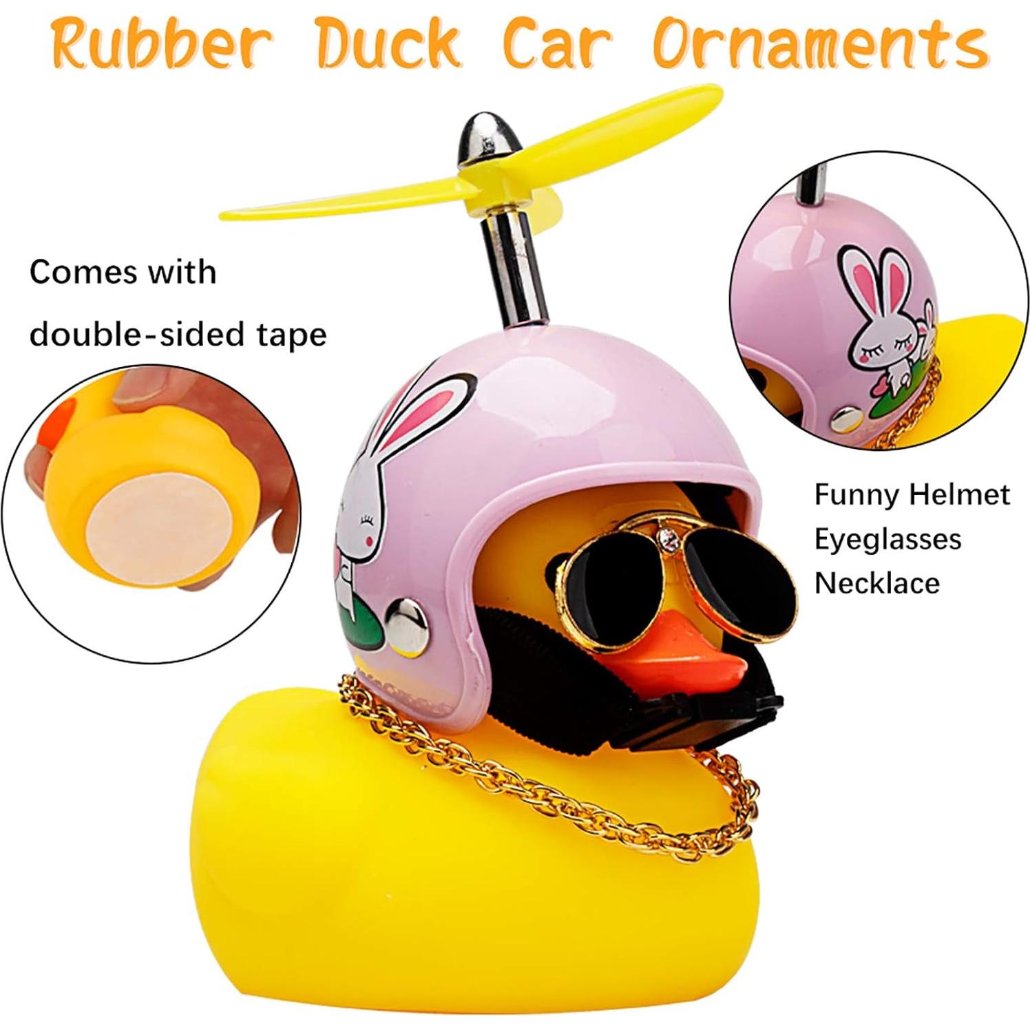 Decoraciones de Tablero de Coche Wonuu - 3 Patos de Goma