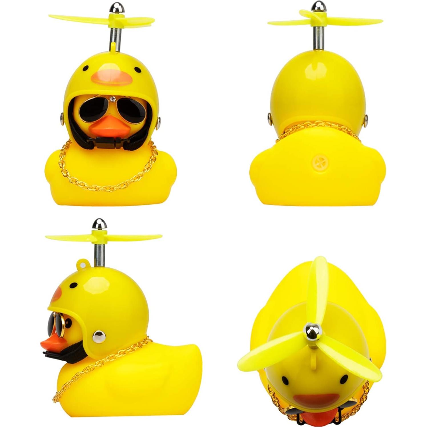 Decoraciones de Tablero de Coche Wonuu - 3 Patos de Goma