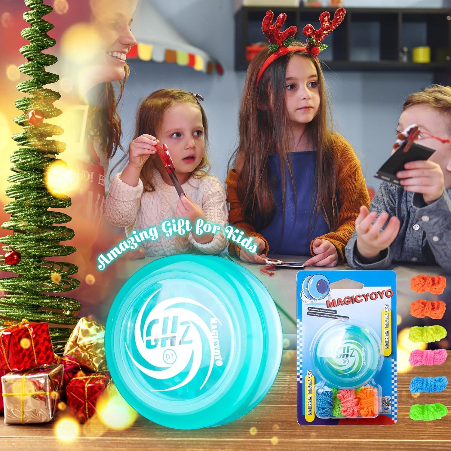 Yoyo MAGICYOYO D1 Brillo Azul para Niños y Principiantes