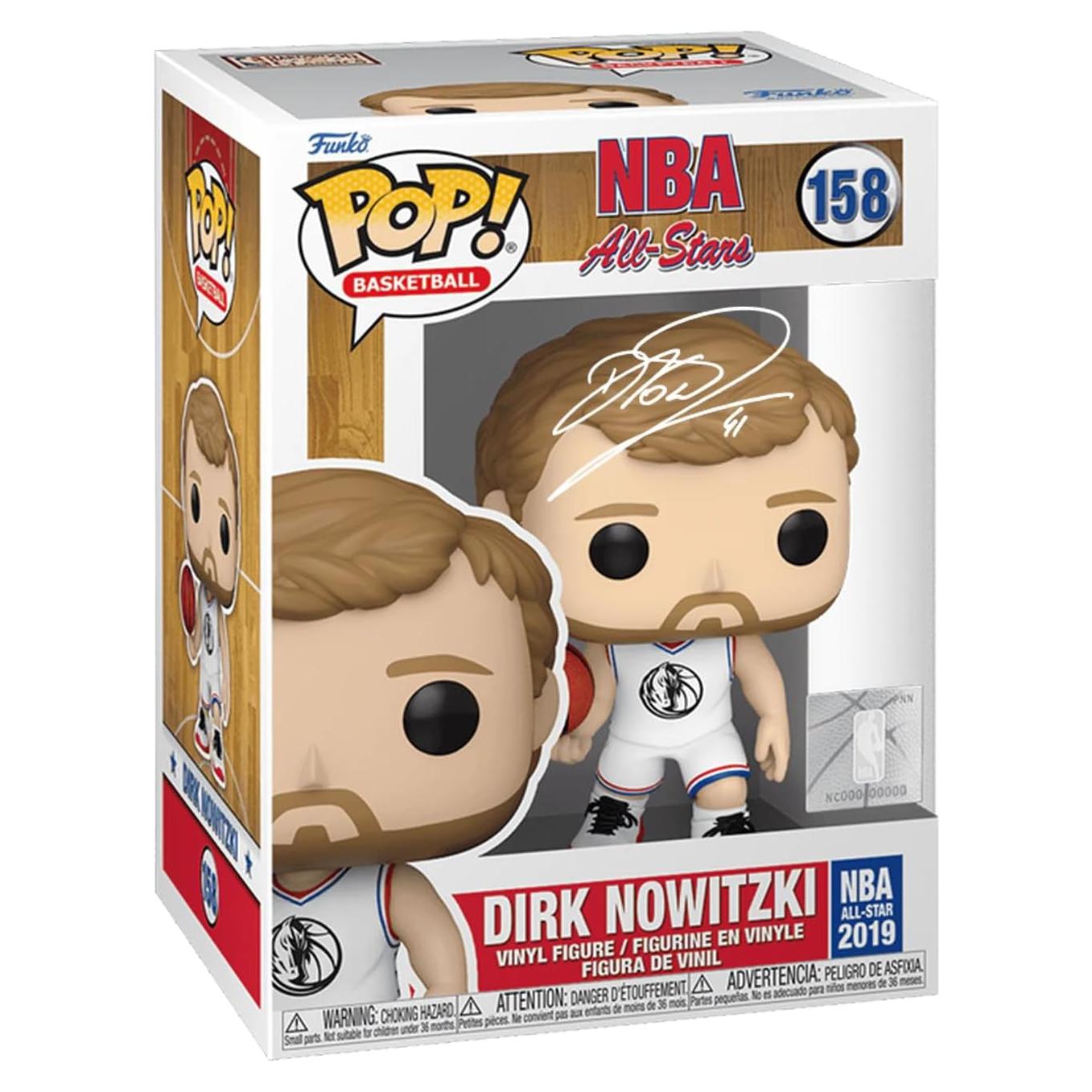 Funko Pop Dirk Nowitzki #158 Autógrafo Facsímil NBA