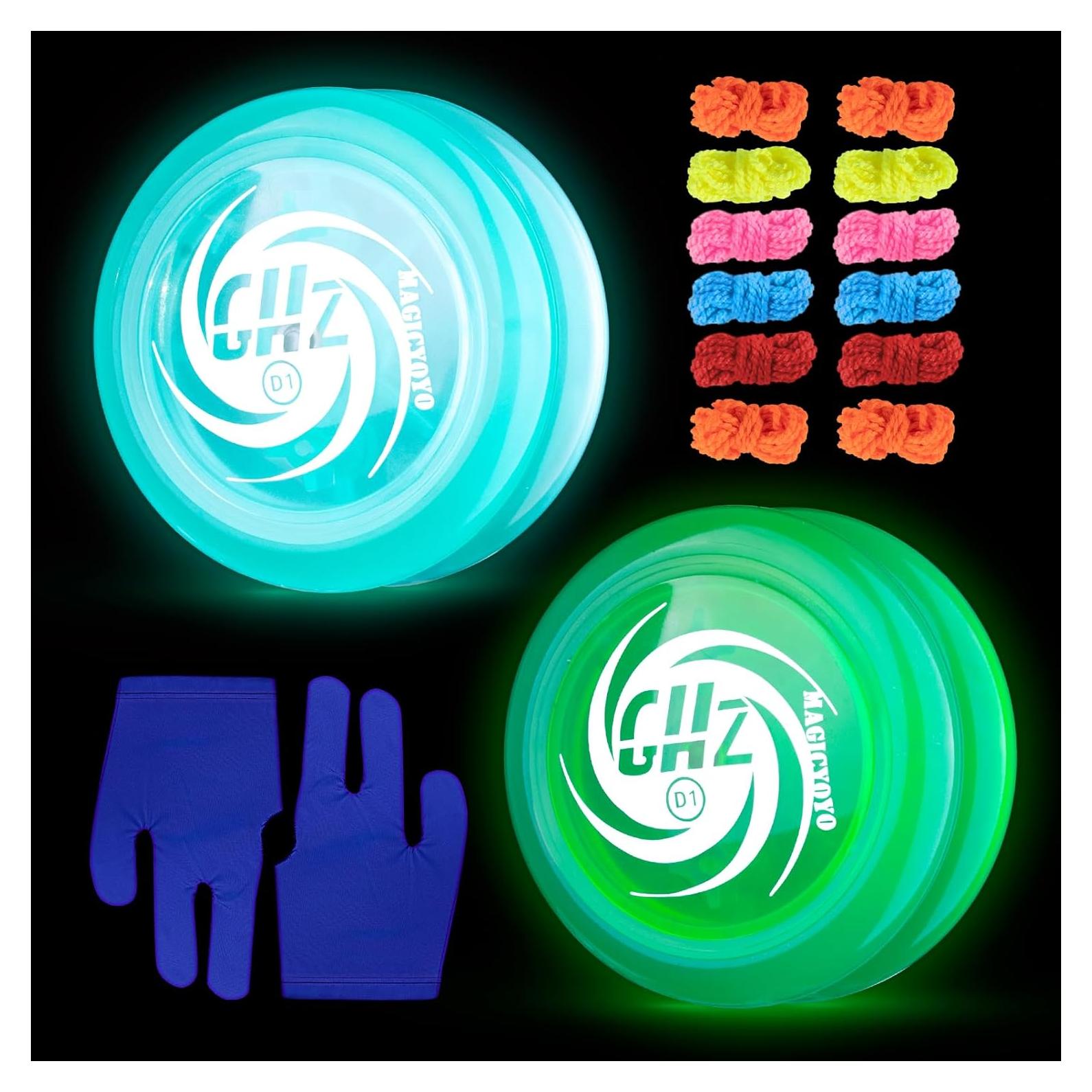 Yo-yo MAGICYOYO D1 GHZ Brilla en la Oscuridad 2 Piezas