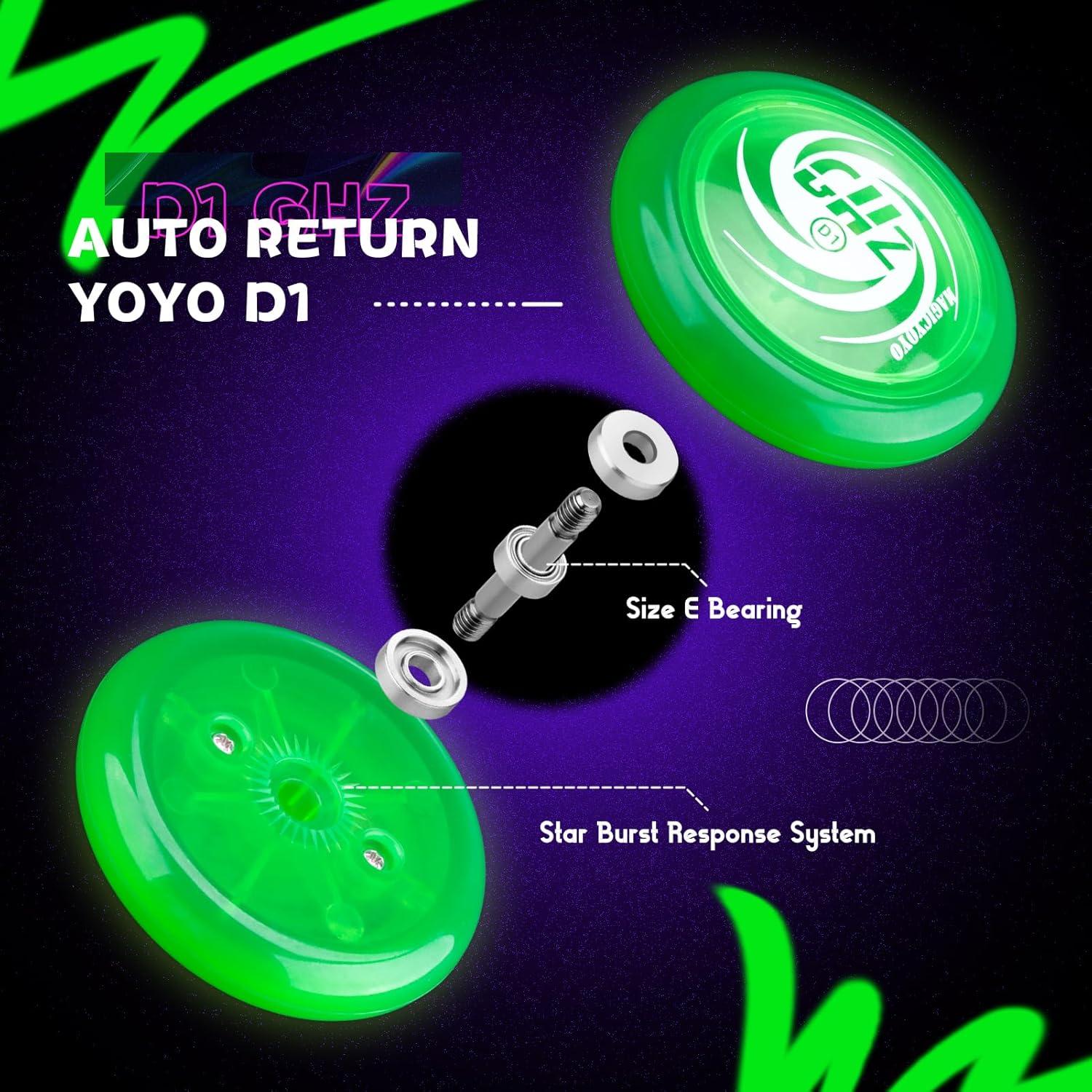 Yo-yo MAGICYOYO D1 GHZ Brilla en la Oscuridad 2 Piezas