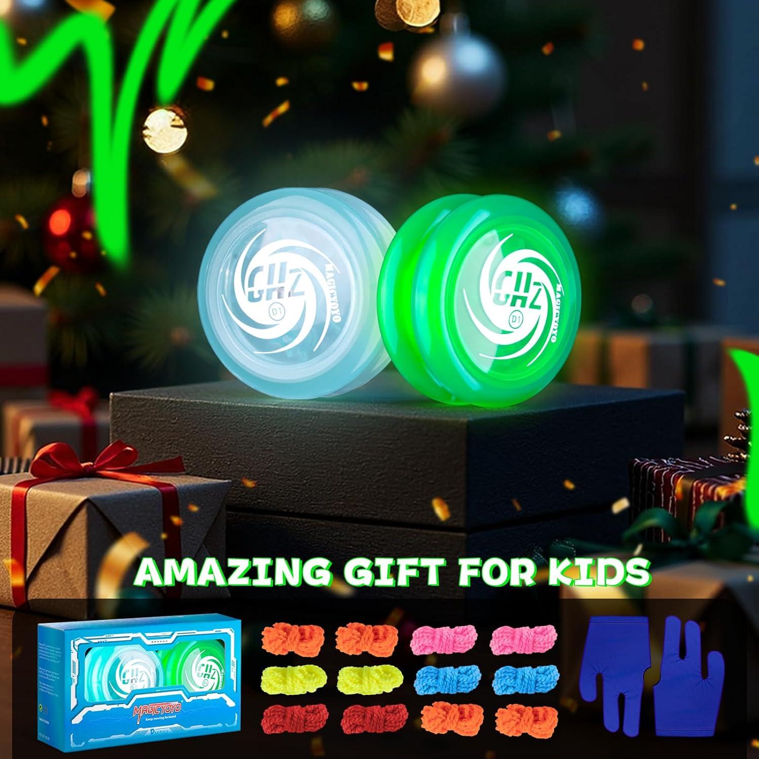 Yo-yo MAGICYOYO D1 GHZ Brilla en la Oscuridad 2 Piezas