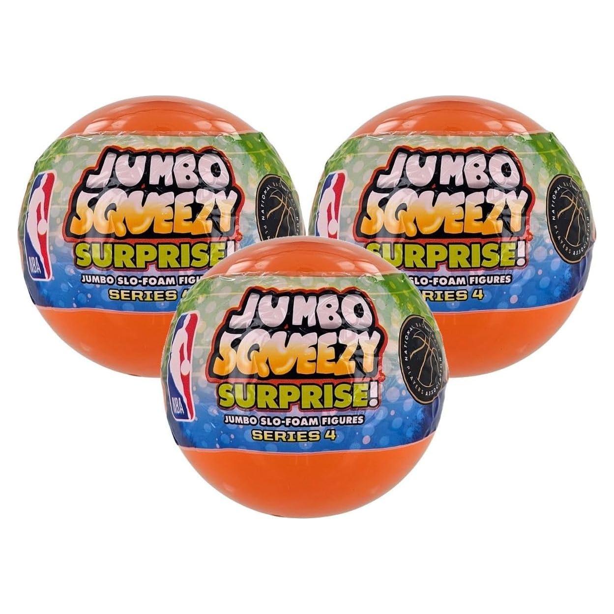 Paquete de Fiesta 3 Cápsulas Jumbo SqueezyMates NBA 2025