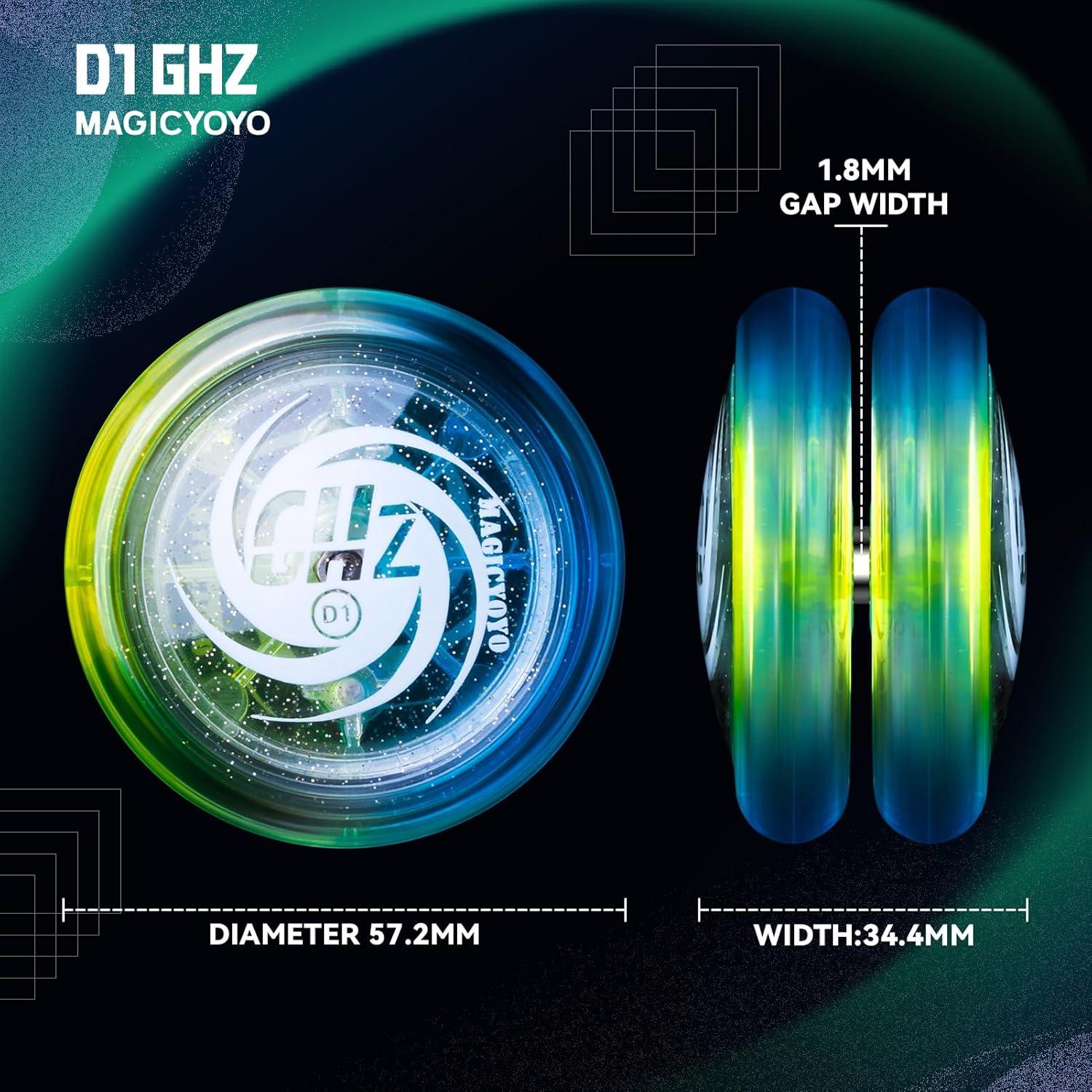 Yoyo MAGICYOYO D1 para Looping 2A - Principiantes Azul Amarillo