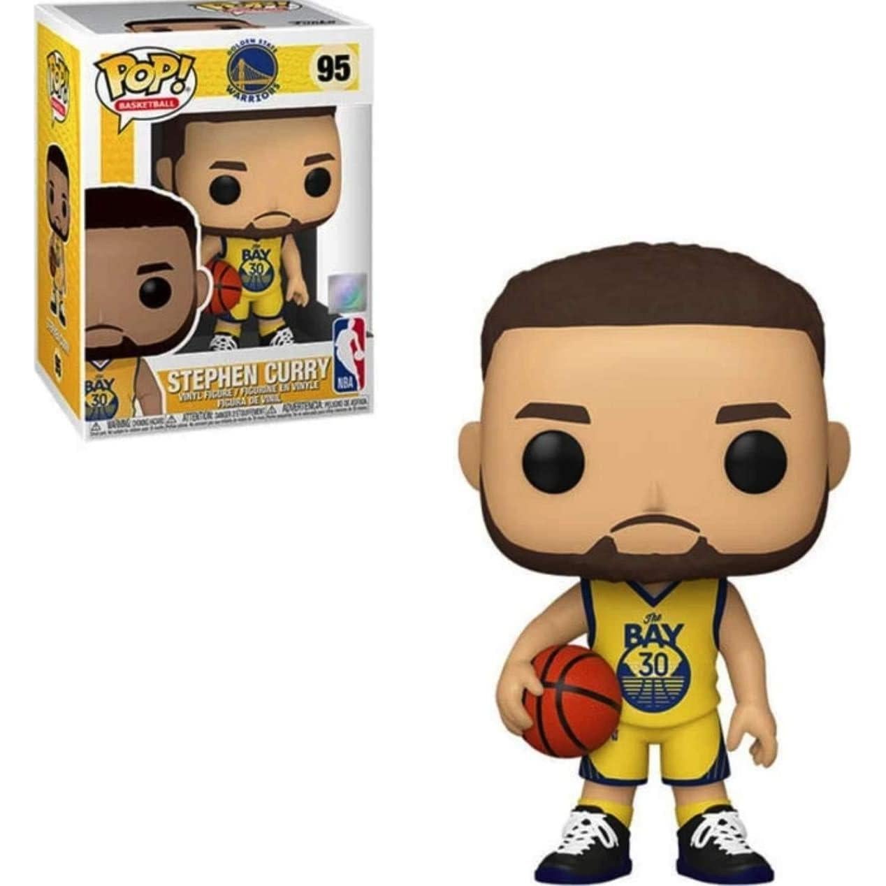Figura de Acción Funko Pop NBA Stephen Curry Jersey Alternativo