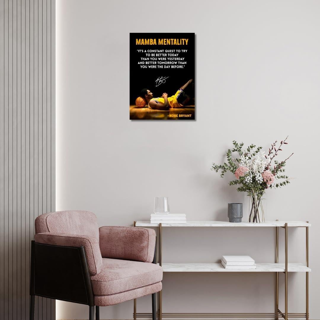 Arte de Pared Motivacional Istrion 30.5x40.6 cm Kobe Bryant