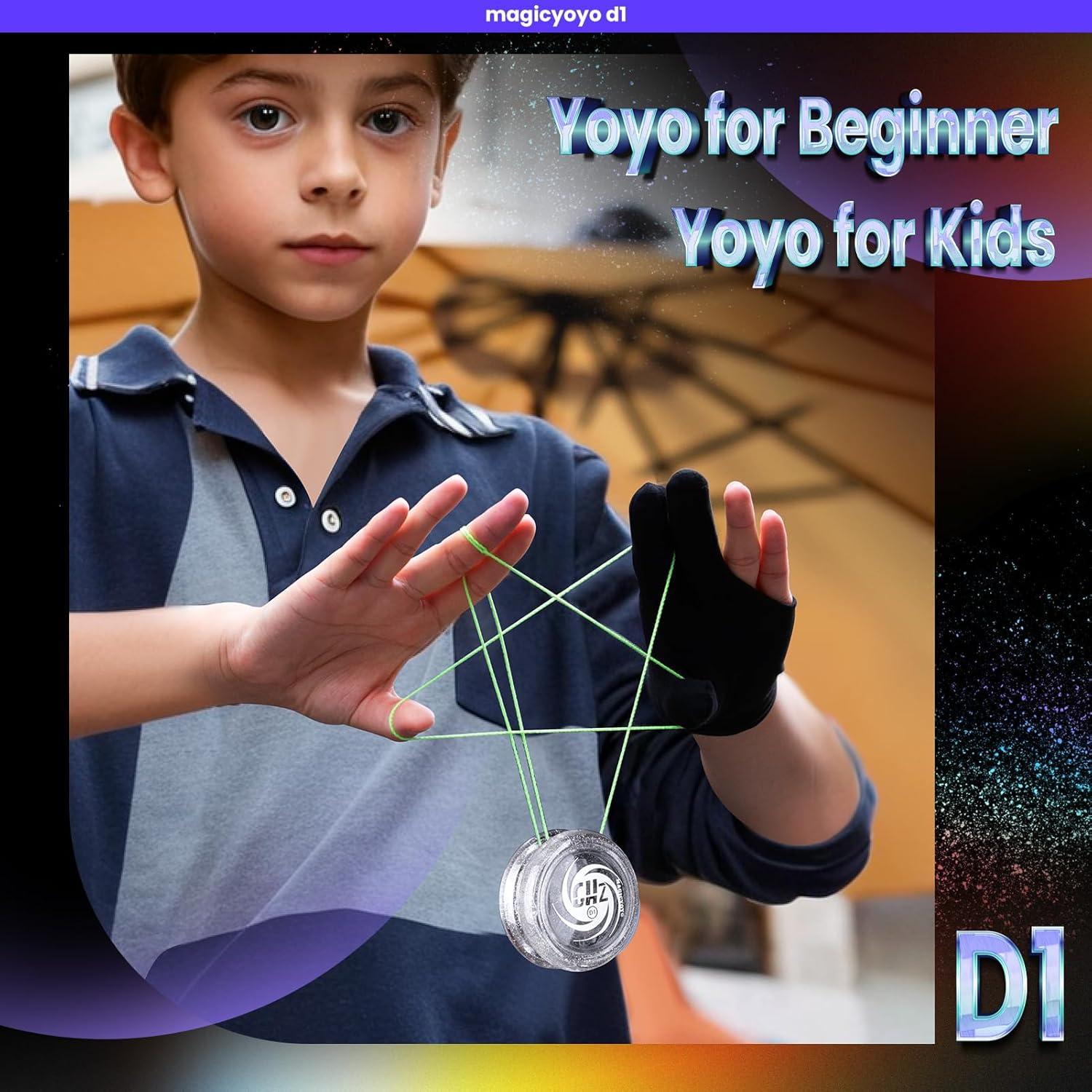 Yoyo MAGICYOYO D1 Cristal Brillante para Niños Principiantes