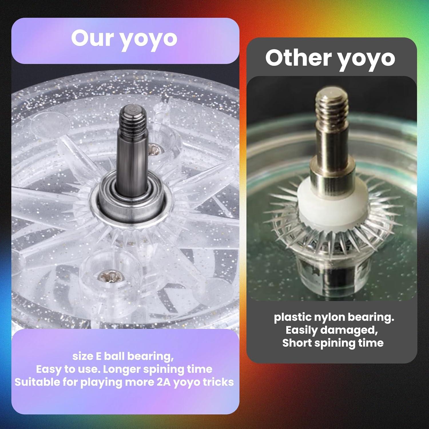 Yoyo MAGICYOYO D1 Cristal Brillante para Niños Principiantes