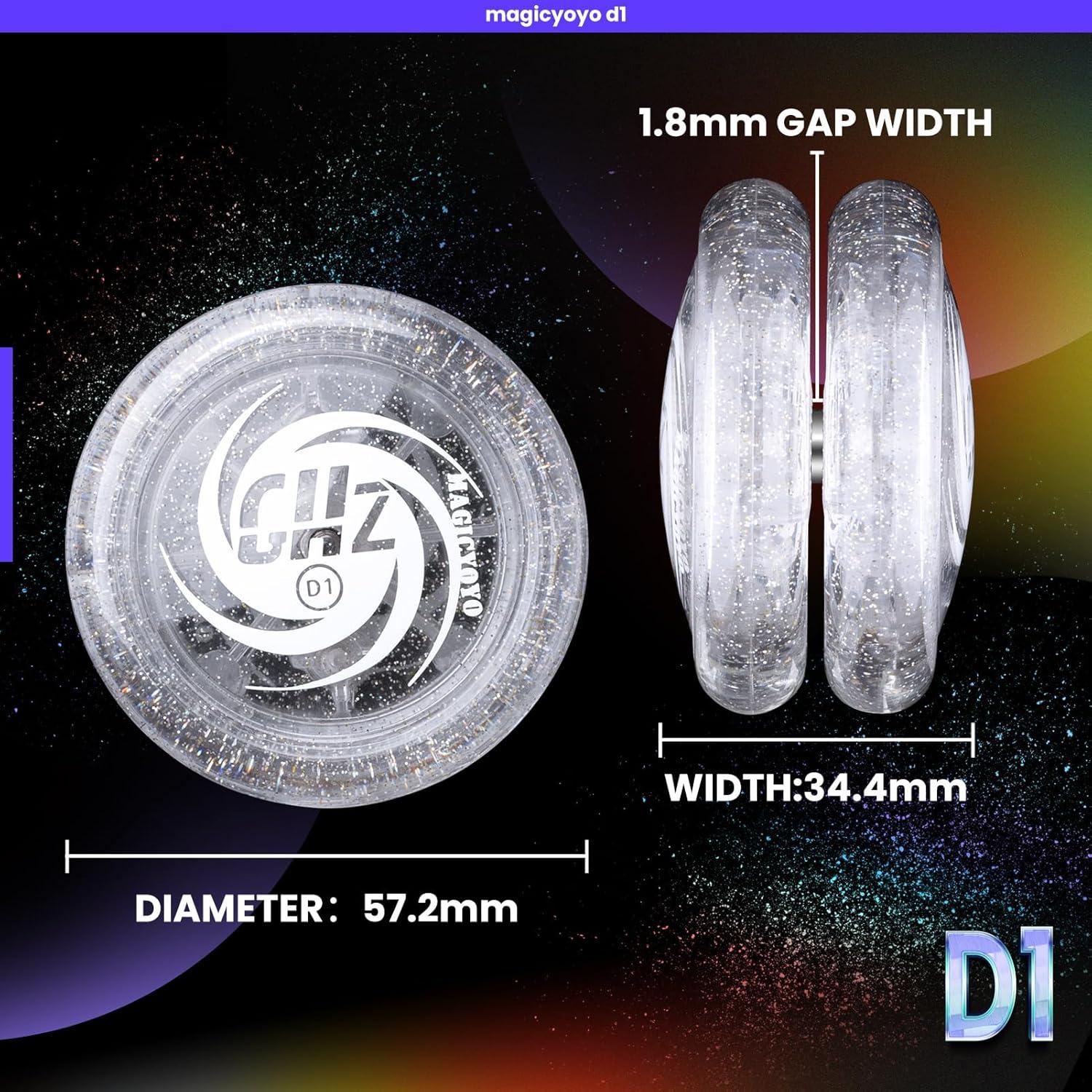 Yoyo MAGICYOYO D1 Cristal Brillante para Niños Principiantes
