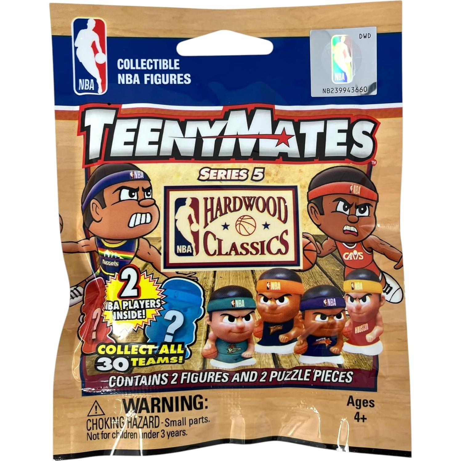 Conjunto de Figuras de Baloncesto NBA Teenymates - 4 Paquetes