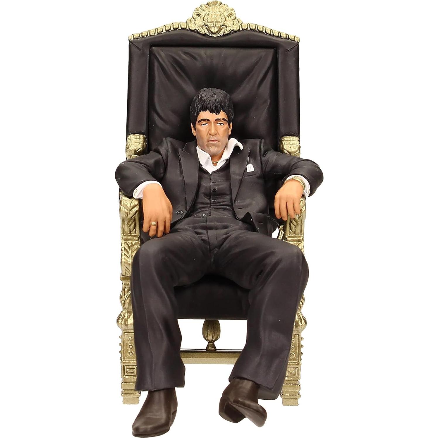 Figura Tony Montana en Trono SD Toys 17.78 cm PVC