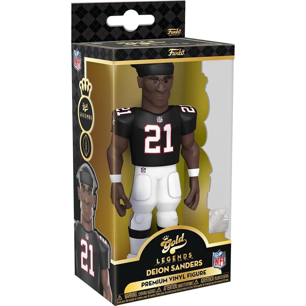 Figura de Vinilo Funko Gold Deion Sanders NFL Atlanta Falcons 12.7 cm