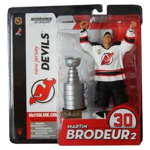 Figura de Acción Martin Brodeur McFarlane Jersey Blanco NHL