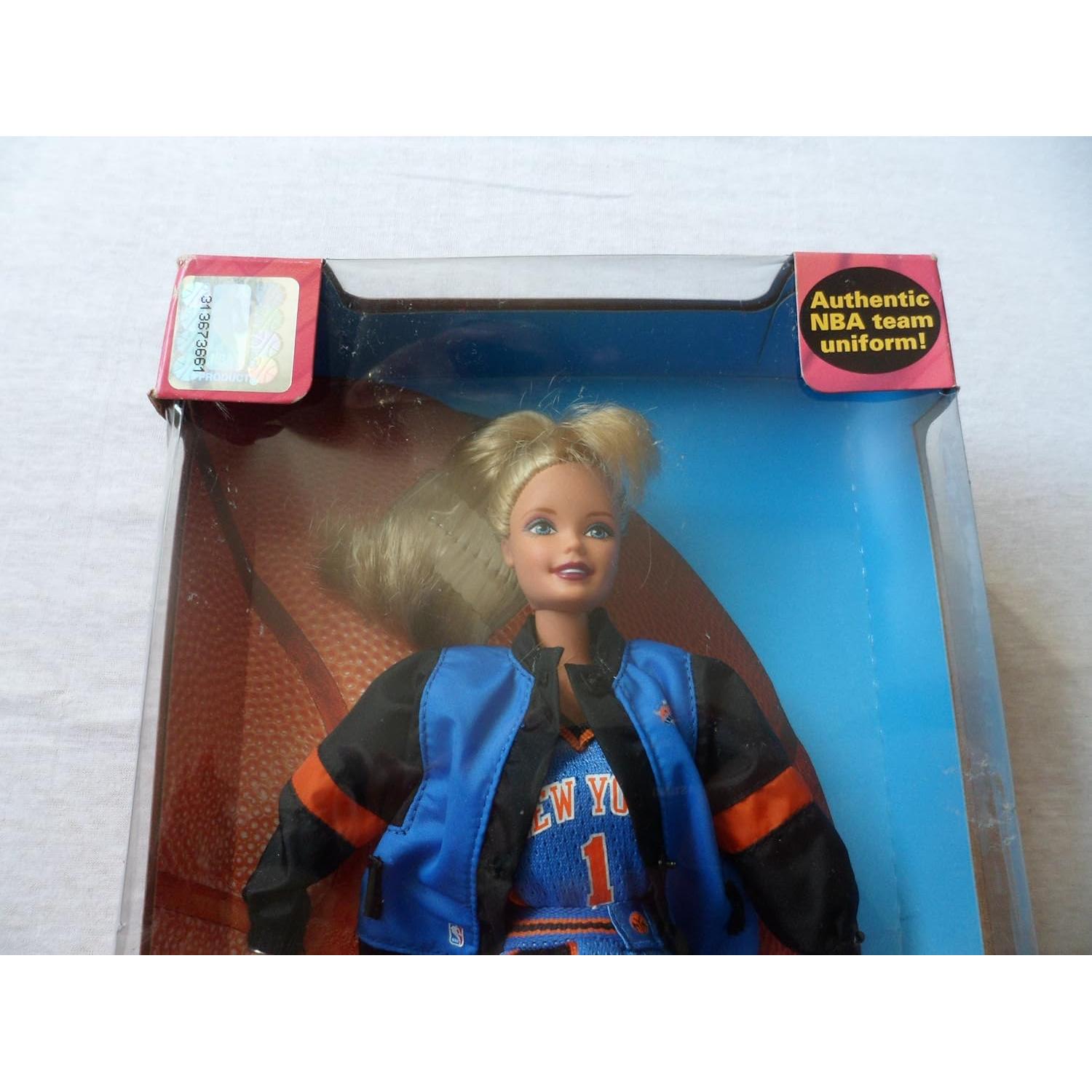 Muñeca Barbie NBA New York Knicks Mattel 32.77x17.02cm