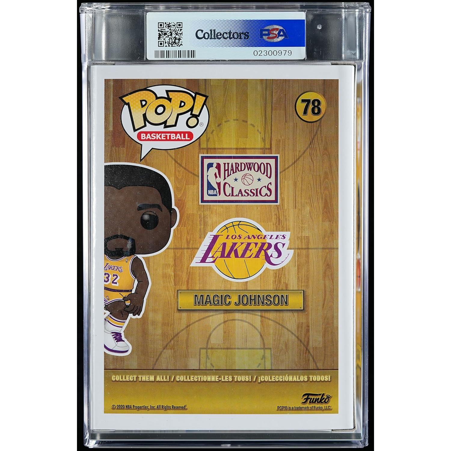 Figura de Vinilo Magic Johnson #78 PSA 9 MINT en Caja Protectora
