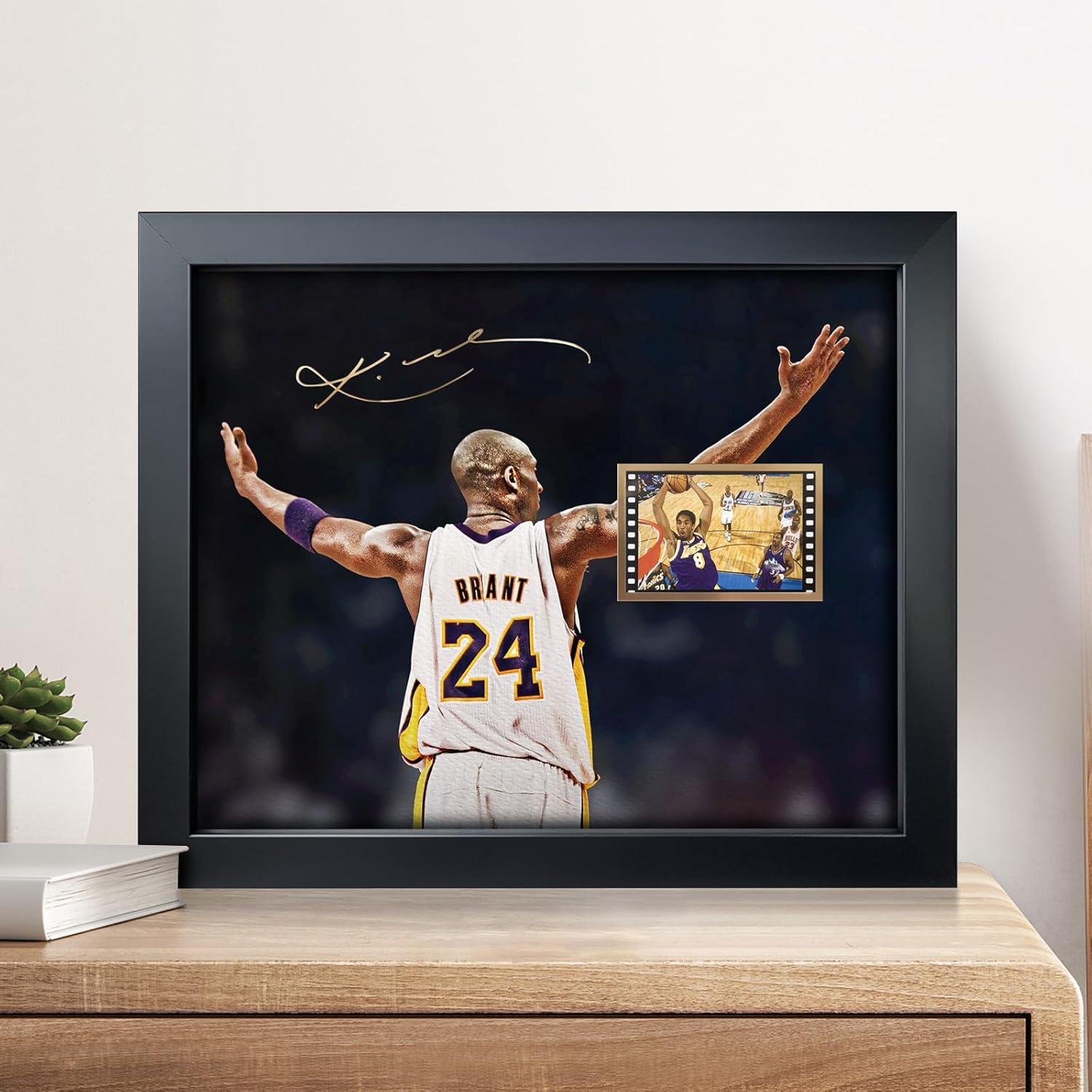 Collage Enmarcado de Foto Firmada Kobe Bryant 25.4x20.3 cm