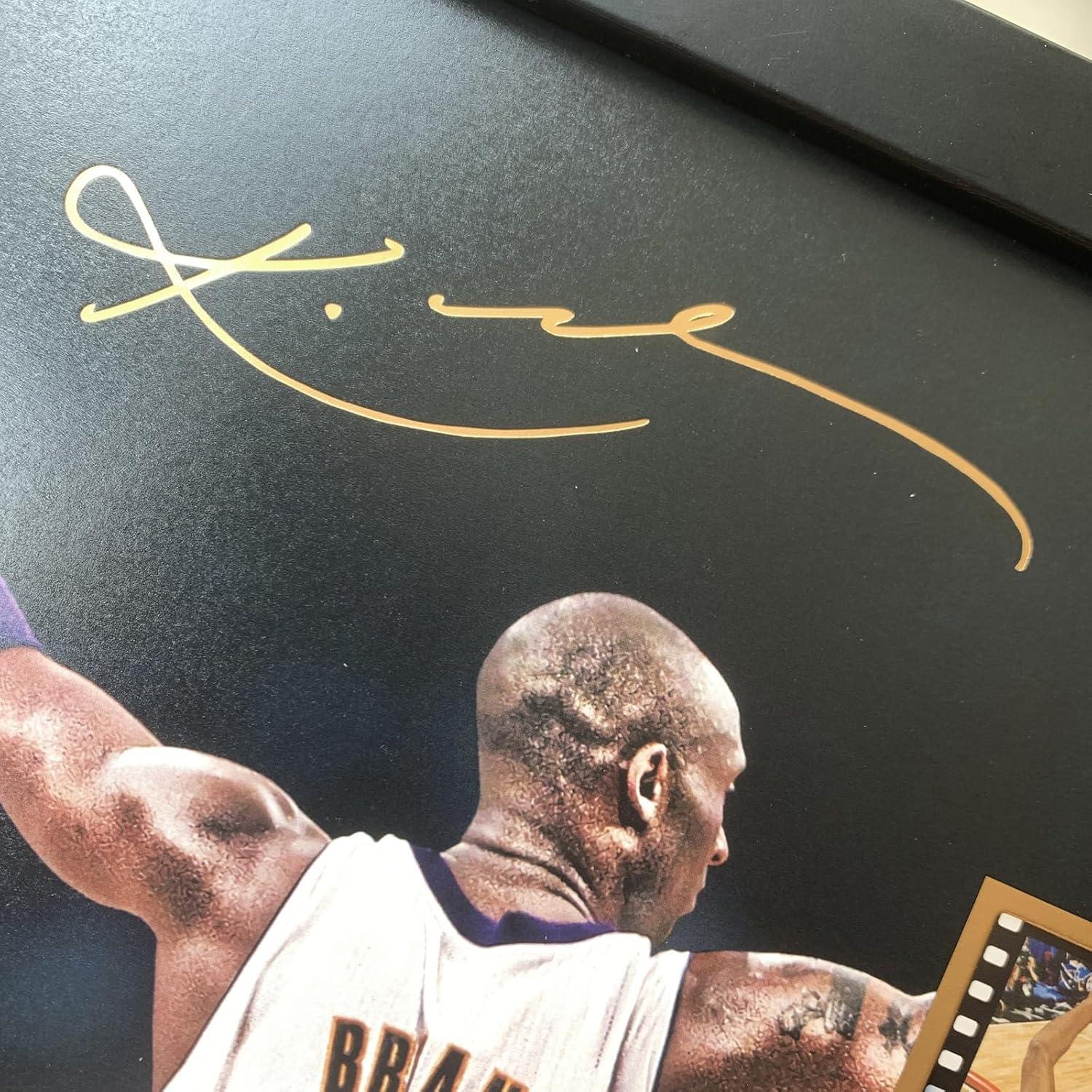 Collage Enmarcado de Foto Firmada Kobe Bryant 25.4x20.3 cm