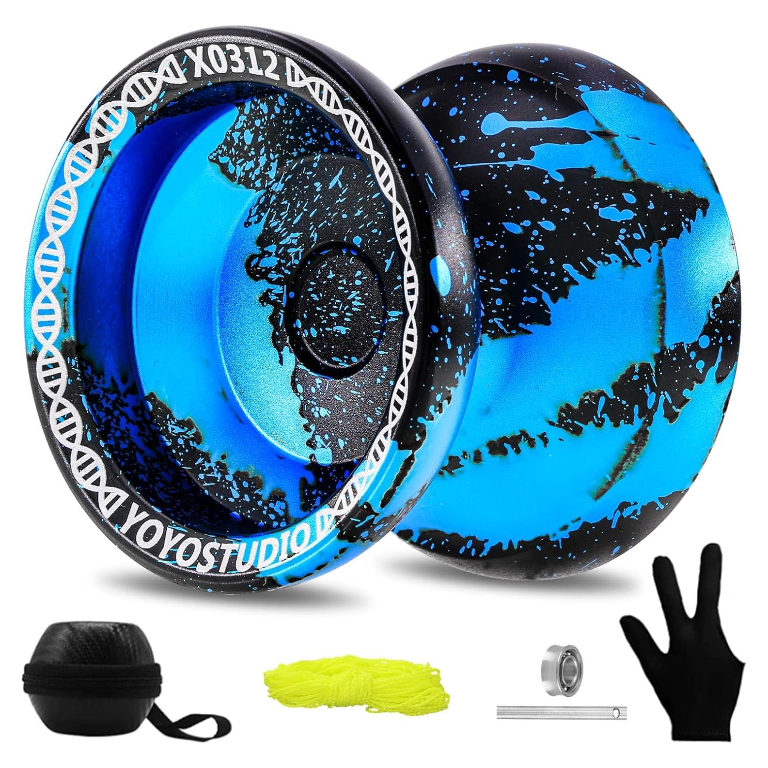 Yoyo Profesional X0312 YoYoStudio para Trucos - Negro Azul
