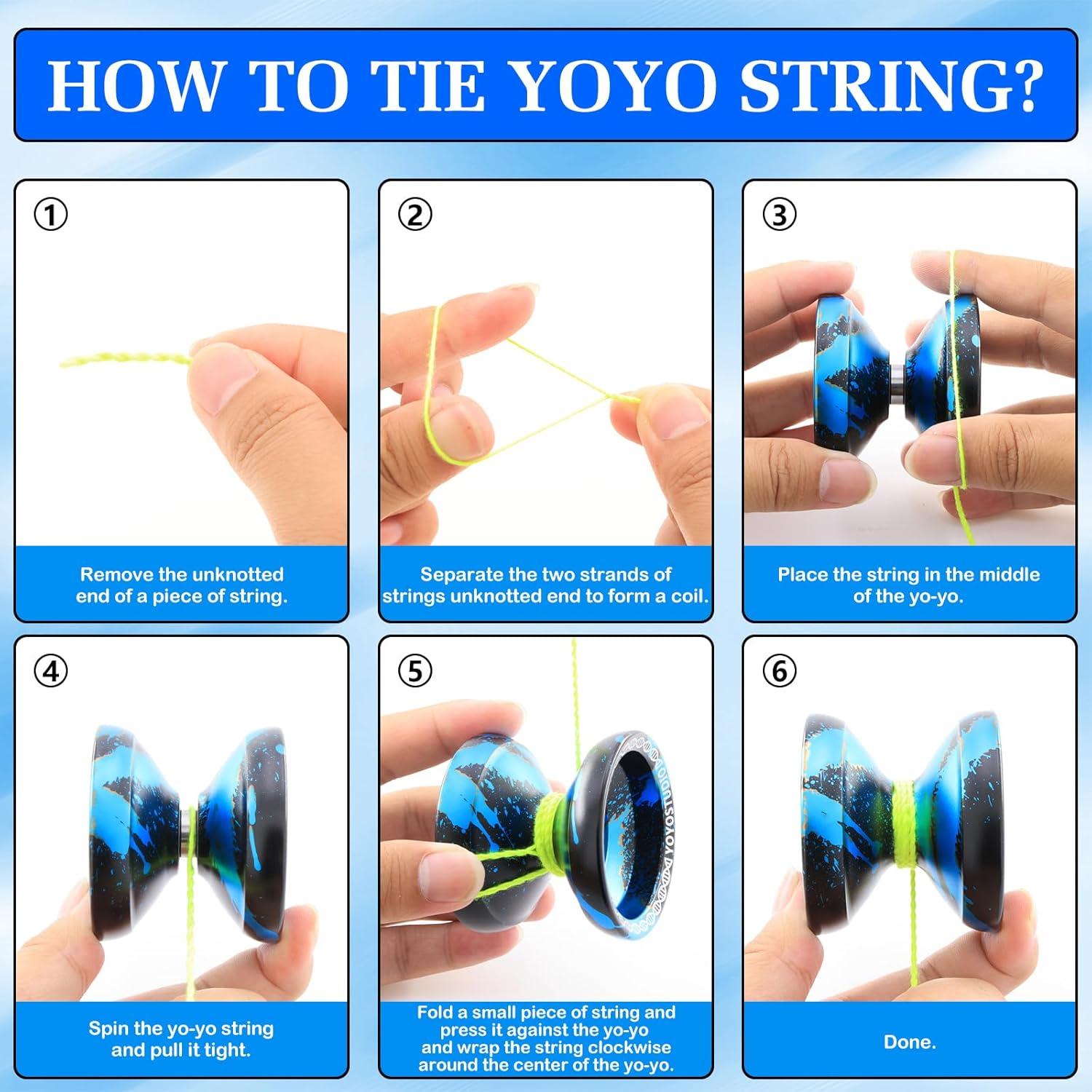 Yoyo Profesional X0312 YoYoStudio para Trucos - Negro Azul