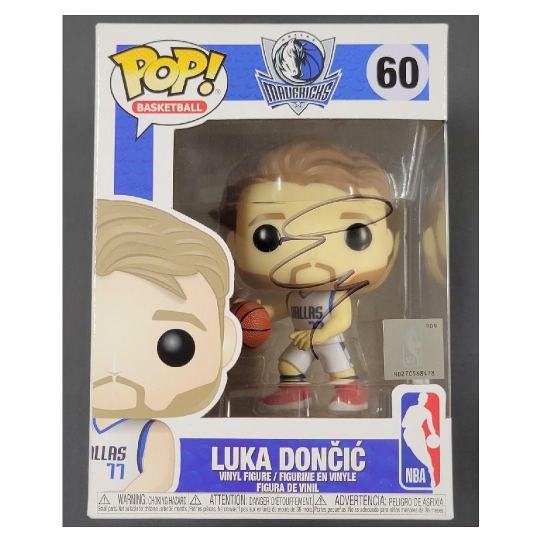 Figura Funko POP autografiada Luka Doncic NBA con COA