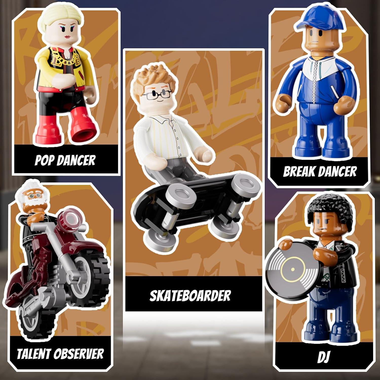 Conjunto de Ladrillos FUNWHOLE Batalla de Baile 429 Pcs