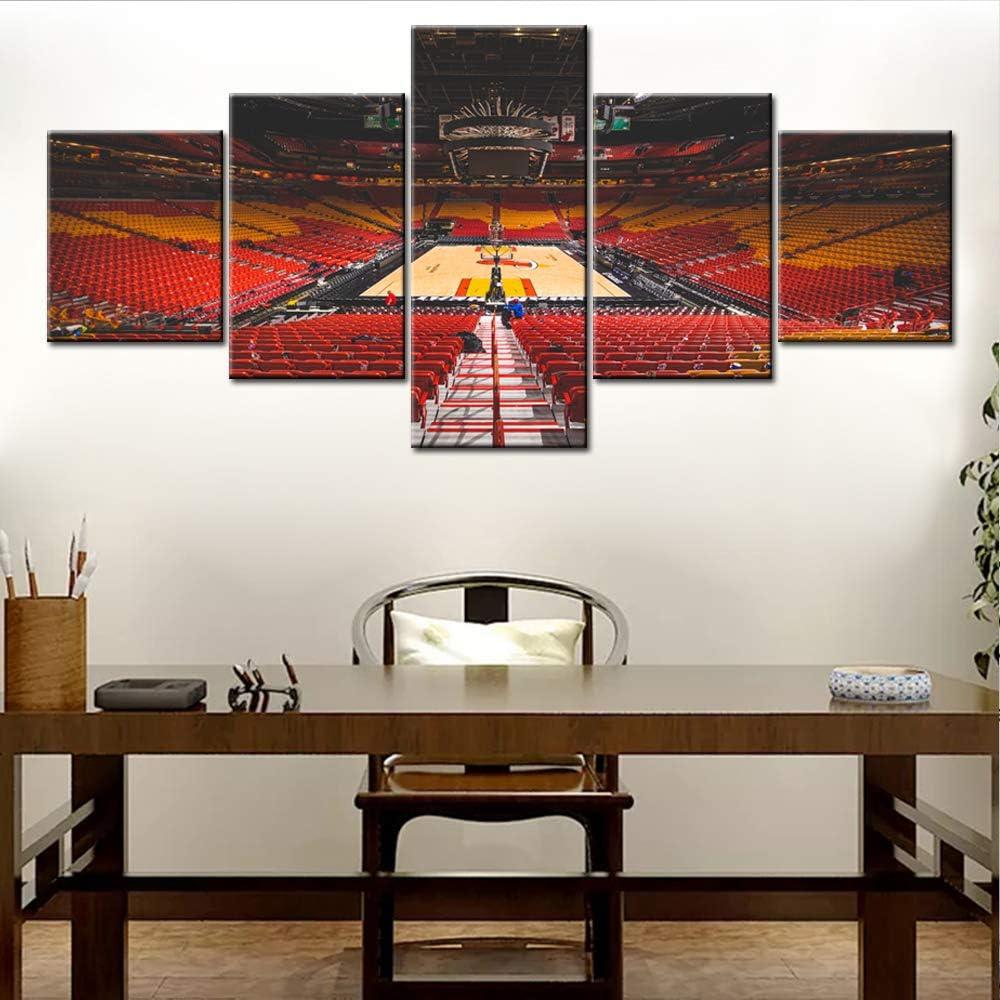 Decoración de Pared Baloncesto NBA Miami Heat 5 Piezas 127x61cm