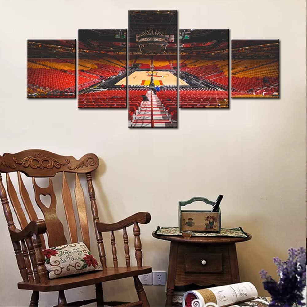 Decoración de Pared Baloncesto NBA Miami Heat 5 Piezas 127x61cm