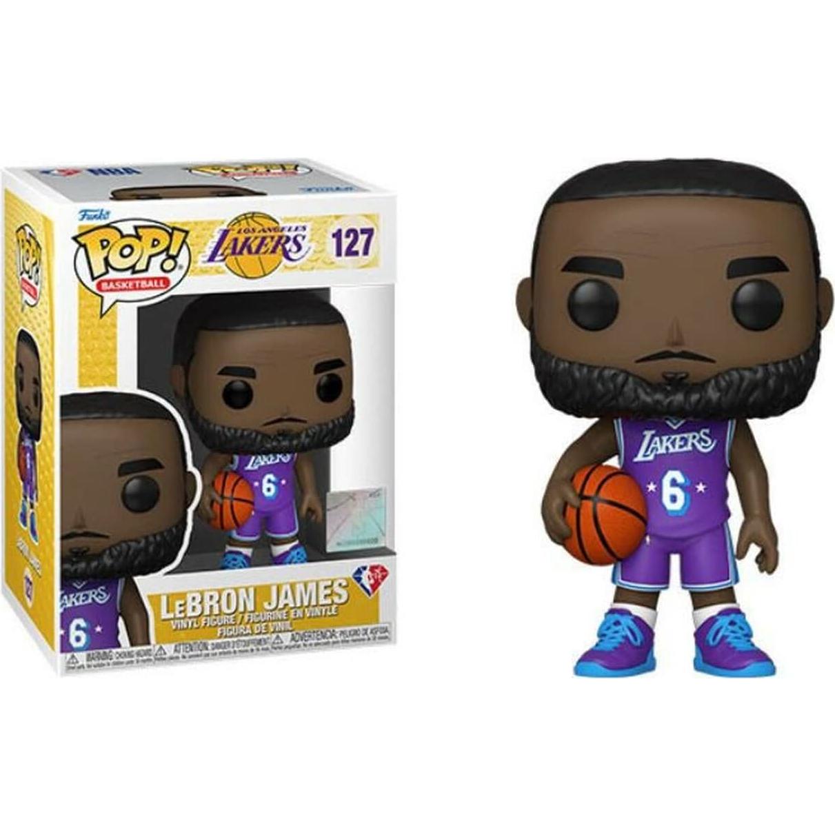 Figura de Vinilo Pop NBA Lakers LeBron James #6 9.5cm