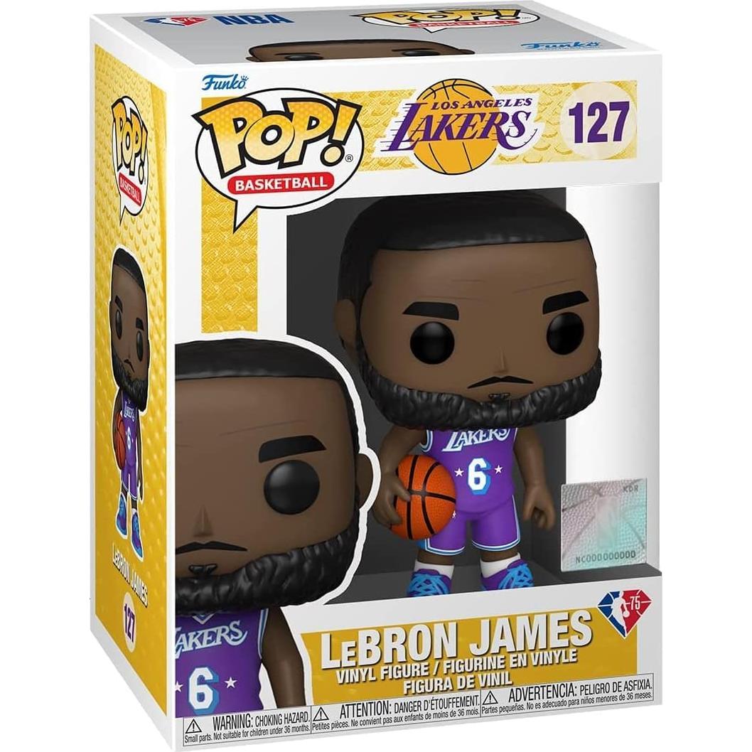 Figura de Vinilo Pop NBA Lakers LeBron James #6 9.5cm