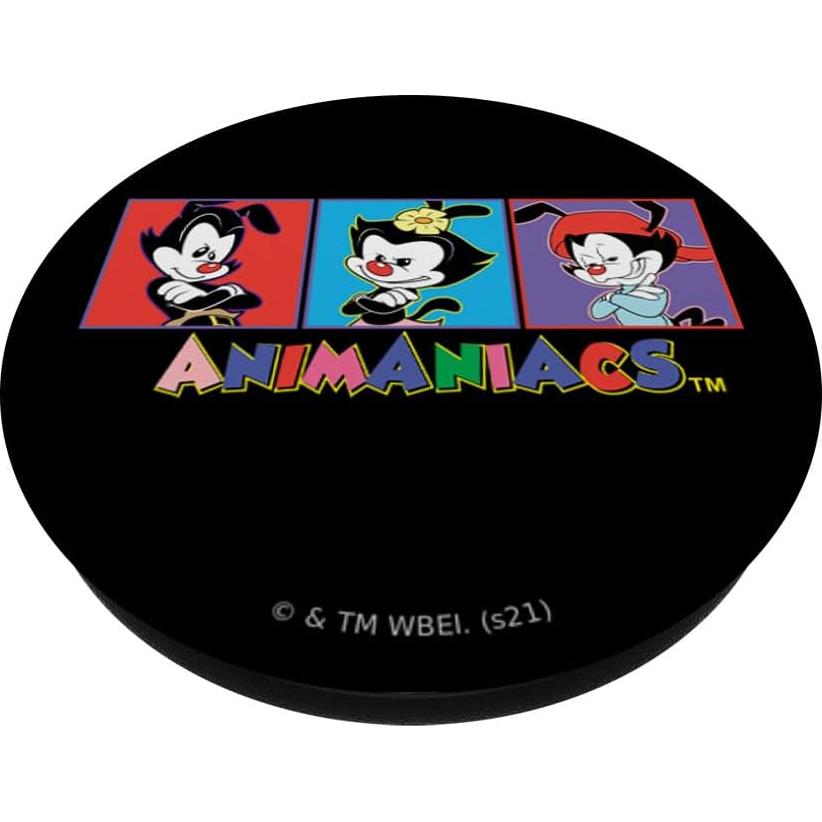 PopSockets Animaniacs Estándar Negro 136g Intercambiable