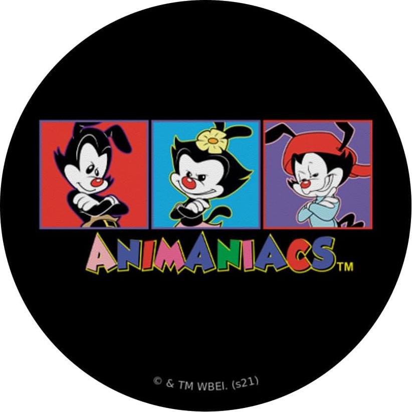 PopSockets Animaniacs Estándar Negro 136g Intercambiable