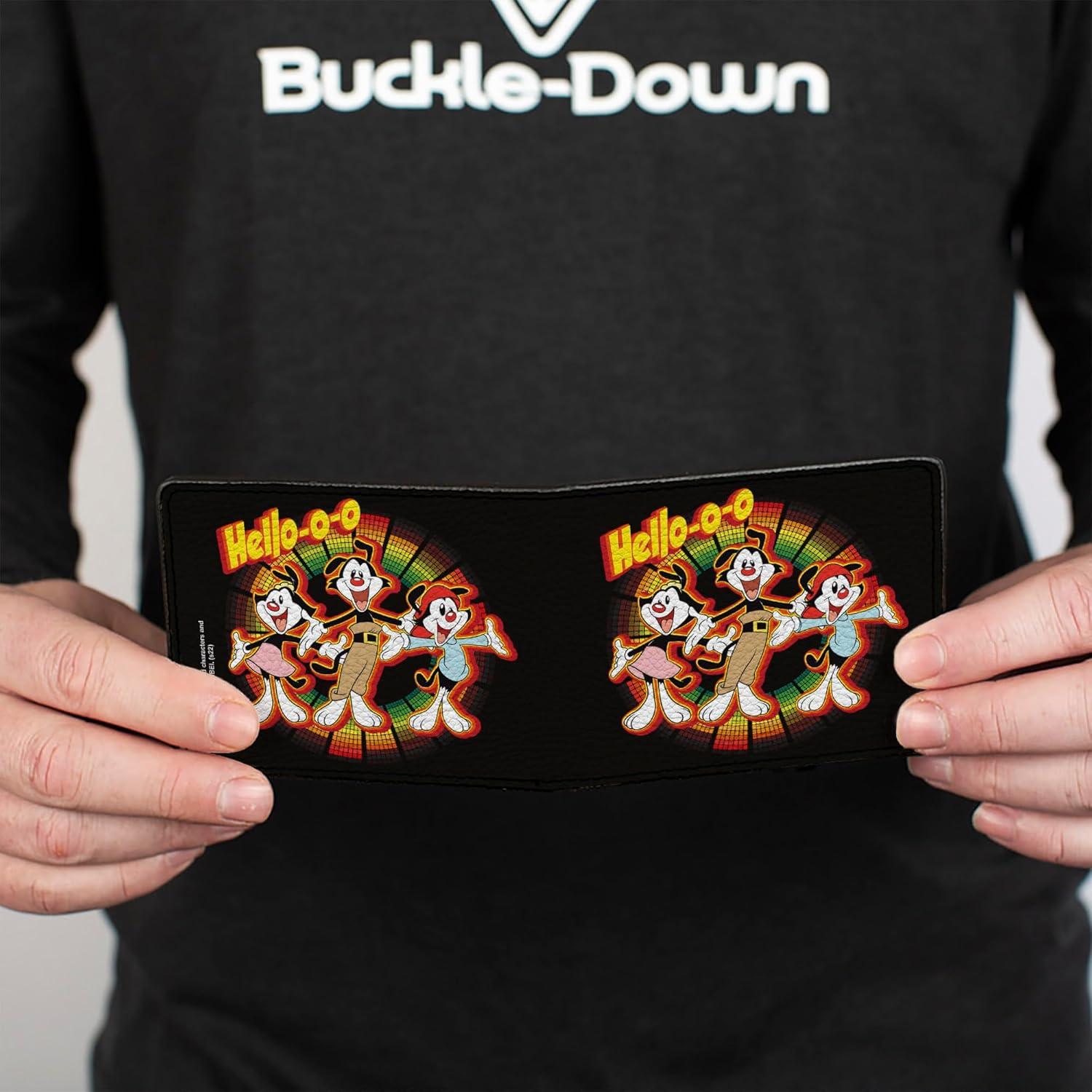 Cartera Bifold Animaniacs Buckle-Down Cuero Vegano