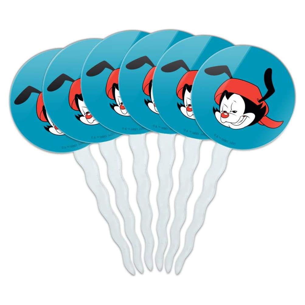 Set de 6 Toppers para Cupcakes Animaniacs Graphics and More