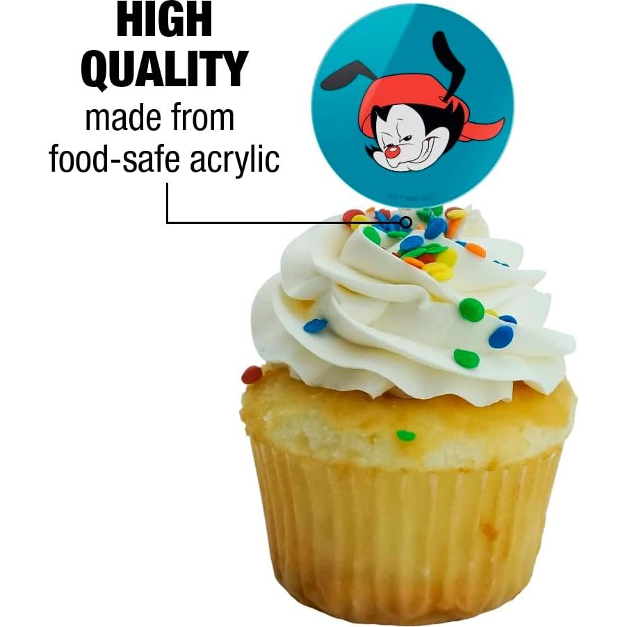 Set de 6 Toppers para Cupcakes Animaniacs Graphics and More
