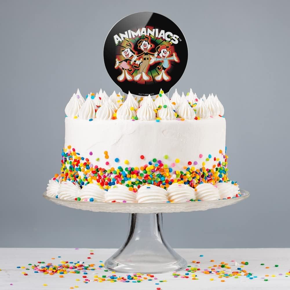 Topper de Pastel Animaniacs Acrílico 18.4 cm Fiesta Cumpleaños