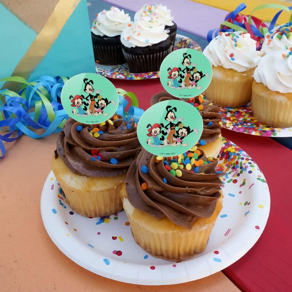 Set de 6 Toppers para Cupcakes Animaniacs Graphics and More