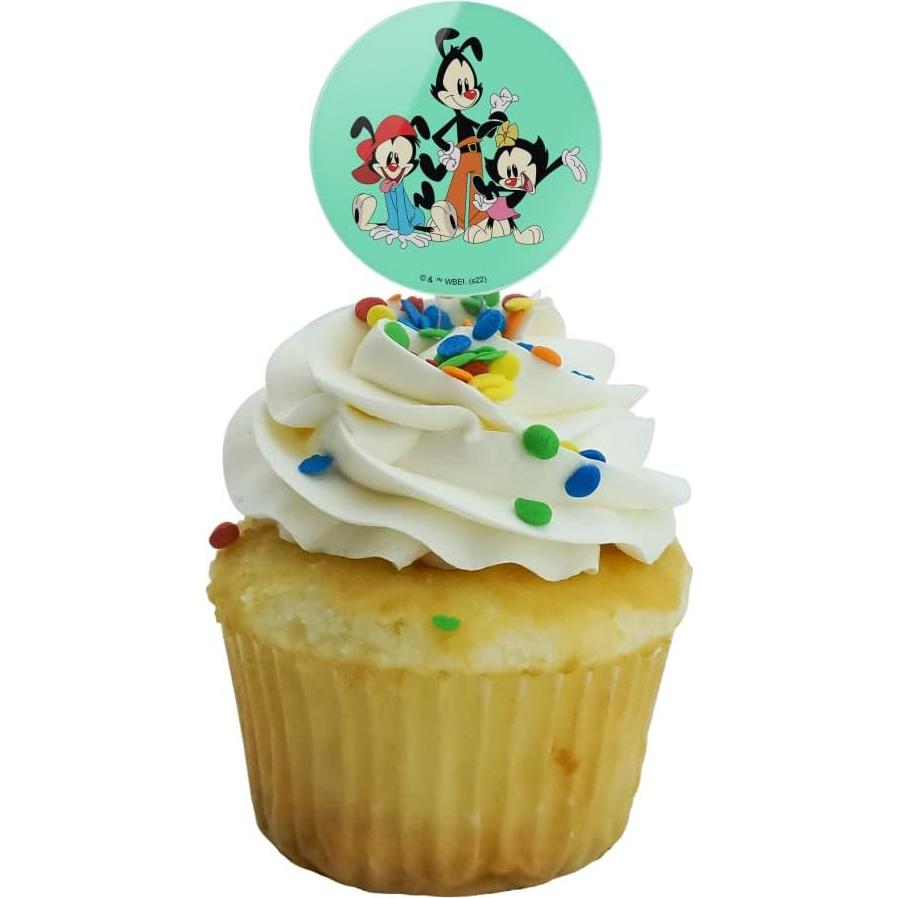 Set de 6 Toppers para Cupcakes Animaniacs Graphics and More